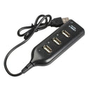 4 Port USB 2.0 High Speed Mini Hub Female Pattern for Laptop PC
