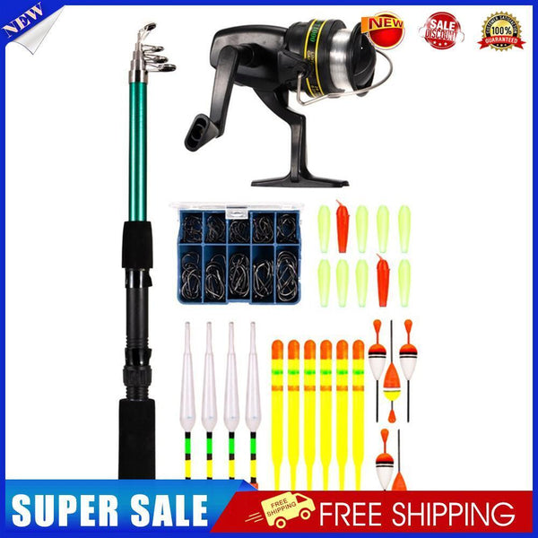 1.6m Fishing Rod Reels Telescopic Full Sea Fishing Combo Accessories Kit