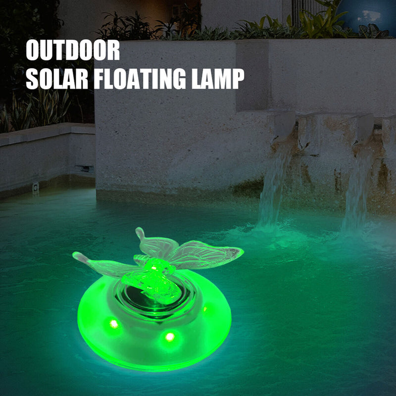 Waterproof Floating Light Cute Solar Lamps Eco-friendly Pond Decors (A) Newly