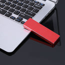 M2 SSD Case Enclosure Box M.2 to USB 3.1 Adapter (C-A+C-C Cable)(Red)