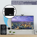 Plastic Digital to Analog Audio Converter Adapter for PS4 / Xbox / HD DVD