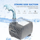150L/H 2W 4 LED Light Submersible Aquarium Ultra-quiet Landscape Pond Water Pump