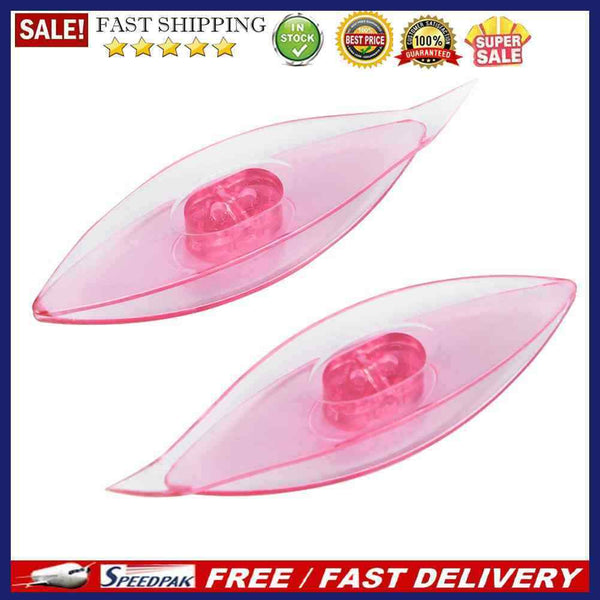2pcs Plastic Tatting Shuttle Hand Tool for Lace Making DIY Craft(Pink)