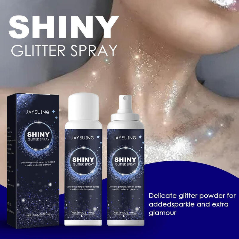 Hair Body Glitter Spray Nightclub Party Body Starry Glitter Makeup Spray R2C4