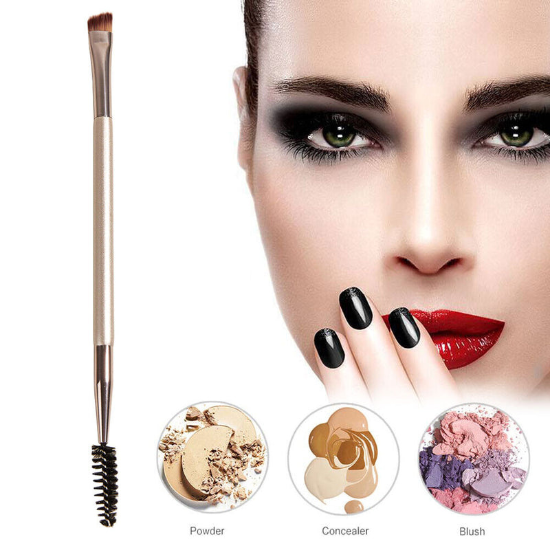 Double-end Makeup Brush Eye Brow Eyelash Soft Lash Brushes Cosmetic Beauty