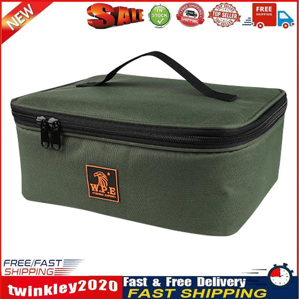 Waterproof Lures Hook Box Fishing Tackle Bait Line Reel Storage Bags (L) Newly