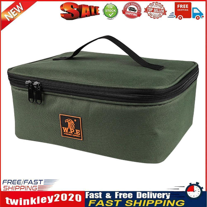 Waterproof Lures Hook Box Fishing Tackle Bait Line Reel Storage Bags (L) Newly