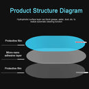 12pcs Anti-glare Car Stickers Waterproof Rearview Mirror Film for Driving Newly