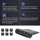 AN-07 LCD Solar Truck TPMS Tire Pressure Tyre Temperature Monitor Alarm System