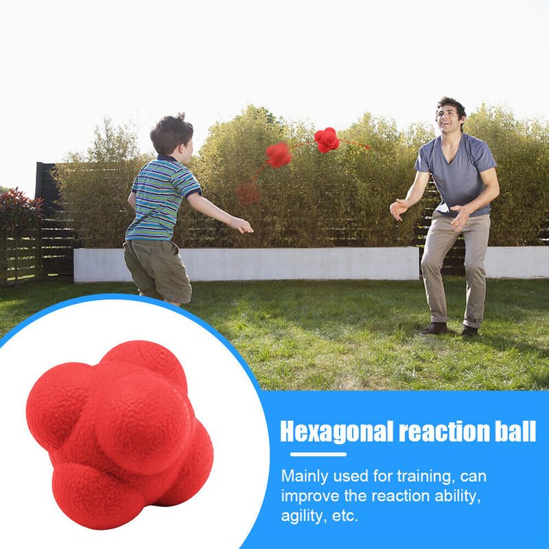 Hexagon Reaction Ball Speed Agility Coordination Reflex Sports Fitness Trai