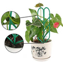Leaf Shape Garden Trellis for Climbing Potted Plant Support (3pcs Hard) Newly