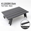 Camping Foldable Table Stove Stand Outdoor Hiking Picnic Desk (A Black) Newly