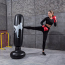 1.6m Inflatable Boxing Training Pillar Standing Water Base Tumbler Punching B