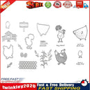 Chicken Egg Paper Cut Dies Silicone Transparent Seal Stamping Mold (C) Newly