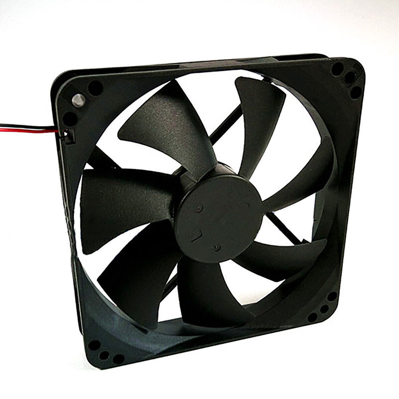 12V 2pin Cooler Cool Silent 27dB For Computer Case 12025 D12SH-12 Rugged