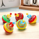 Creative Kids Pull Rope Love Gyroscope Toys Children Lighting Spinning Top