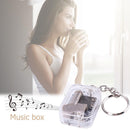 Music Box Movement Keychain Handy Crank Music Birthday Gift S