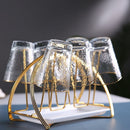 6 Hook Metal Coffee Mug Mug Cups Stand Cup Rack Storage Rack Holder Mug Holder