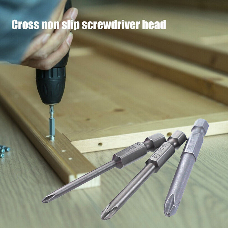 10pcs Screwdriver Bits Batch Heads 1/4 Handle Alloy Steel Combination Bit
