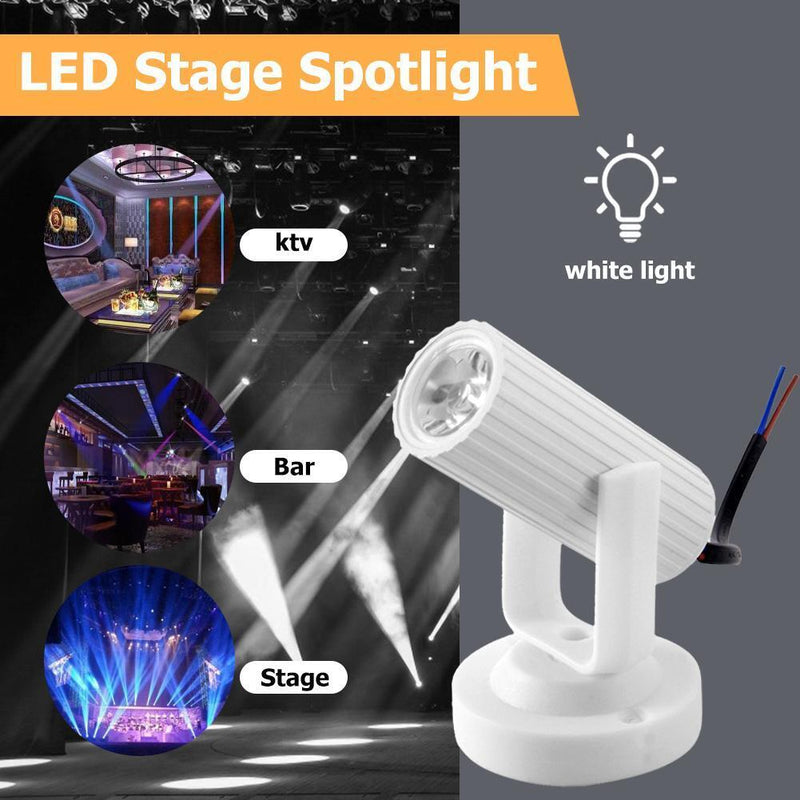 5pcs LED Lamp Disco Bar KTV Club Party Spot Stage Spotlight (Green)