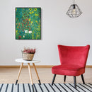 DIY Digital Oil Painting By Numbers Green Flower Color Drawing Plant Picture Kit