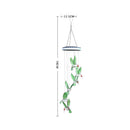 Solar Wind Chime Lamps Hanging Lights Home Garden Yard Decor (Hummingbird) Newly