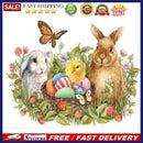 5D Diamond Painting Kit DIY Easter Bunny Full Round Drill Mosaic Picture Wall