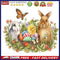 5D Diamond Painting Kit DIY Easter Bunny Full Round Drill Mosaic Picture Wall
