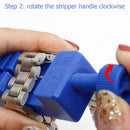 11x Watch Link Pin Remover Back Case Opener with Hammer Adjuster Repair Tool Kit