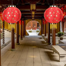 Waterproof Blessing 10 inch Chinese Tassel Lanterns Festival Decor (2pcs) Newly