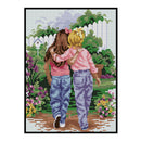 14CT Full Cross Stitch Good Friends Stamped DIY Embroidery Home Decoration Gifts