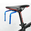 Bicycle Water Bottle Holder Saddle Rack Double Bottle Cage Adapters (Blue) Newly