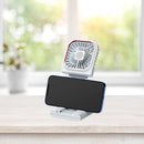 Foldable Mini Hanging Neck Fan Summer Silent Cooling Personal Fan (White)