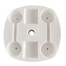 Parasol Table Tray White for Beach Terrace Garden Swimming Pool with Drink