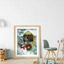 5D DIY Diamond Painting Christmas Horse Full Round Drill Mosaic Art Picture K