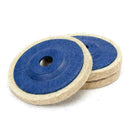 1pcs 100mm 3.94" Wool Buffing Angle Grinder Wheel Felt D3W3 A9A6 W2F2 H3N2 K3X5