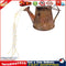 LED Solar Watering Can Lamp Garden Shower Art Metal Iron Kettle Light (B) Newly