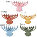 Hot Octopus Shape Plastic Multicolor Headwear Grab Hair Back Of Head Hairpin