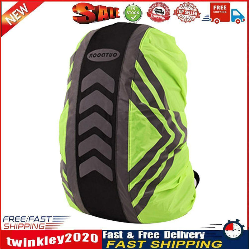 Backpack Rain Cover Reflective Waterproof Climbing Bag Dust Raincover (S) Newly