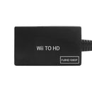 For Wii to HDMI-Compatible Converter HDTV Console to TV Connector (White)