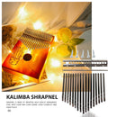 Kalimba Key Steel Thumb Piano 17 Keys w/ Screw for Kalimba DIY Replacement Parts