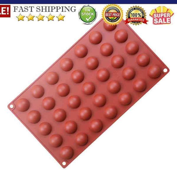 35 Cavity Cake Mold Half Ball Sphere Mould for DIY Chocolate Dessert Puddin