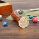Retro Envelope Sealing Wax Copper Stamp for Art Decor Customs Supply (F292)