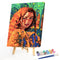 Girl with flowers 40x50cm Oil Paint By Numbers Picture DIY Painting