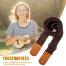 Guitar Strap Anti Slip Bass Ukulele Shoulder Belt Musical Parts (Coffee) Newly