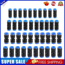 40pcs Pneumatic Fittings Straight Quick Connector Air Water Hose Pipe Tube
