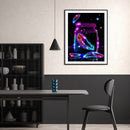 5D DIY Diamond Painting Kits Purple Feather Full Round Drill Wall Decor Art