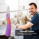 12.5cm Plastic Handle Thread Cutter Seam Ripper Stitch Unpicker wth Cover Newly