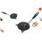 Cute Cat Spatula Black Nylon Nonstick Spatula Heat Flipper W9X3 Hot Z4M6 G1N4