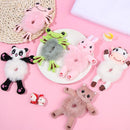 Decorate Scrunchie Elastic Animal Hair Ties Headband Plush HairBands HairHoop